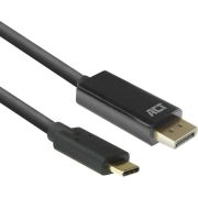 ACT USB-C naar DisplayPort male kabel 2 m 4K @ 60Hz,