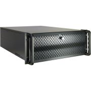 Inter-Tech IPC 4U-4129L Rack Metallic, Zilver