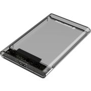 Conceptronic DANTE03T behuizing voor opslagstations HDD-/SSD-behuizing Transparant 2.5"