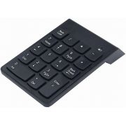 Gembird KPD-W-02 numeriek toetsenbord Notebook/pc Zwart