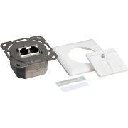 LogiLink NP0123 wandcontactdoos 2x RJ45