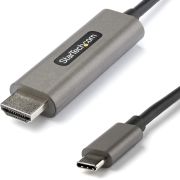 StarTech.com CDP2HDMM4MH video kabel adapter 4 m HDMI Type A (Standaard) USB Type-C Zwart, Zilver