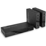 Lindy 38385 audio/video extender AV-zender & ontvanger Zwart
