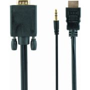Gembird HDMI naar VGA kabel met audio, 1.8 meter