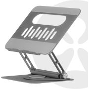 CLUB3D Verstelbare aluminium laptopstandaard met USB-C&reg;-hub
