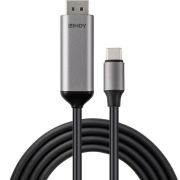 Lindy 43504 video kabel adapter 2 m USB Type-C DisplayPort Grijs