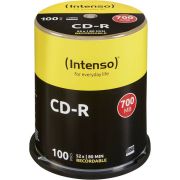 1x100 Intenso CD-R 80 / 700MB 52x Speed. Cakebox