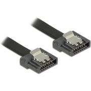 Delock 83843 SATA 6 Gb/s kabel 100cm zwart FLEXI