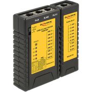 Delock 86107 Kabeltester RJ45 / RJ12 / PoE