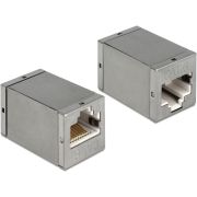 Delock 86250 Adapter RJ45-aansluiting > RJ45-aansluiting Cat.6 STP compact