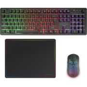 Mars Gaming MCPWX 3-in-1 Wireless Gaming Combo Zwart toetsenbord en muis