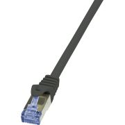 Logilink CQ3023S CAT6a S/FTP 0.50m netwerkkabel Zwart