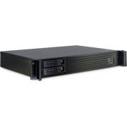 Inter-Tech 1.5U-1528L Rack Zwart computerbehuizing