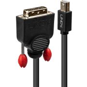 Lindy 41953 Mini displayport DVI-D Zwart kabeladapter/verloopstukje