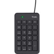Trust Xalas Numeriek Toetsenbord Zwart
