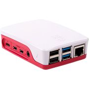 Behuizing Voor Raspberry Pi 4 Model B - Rood/Wit