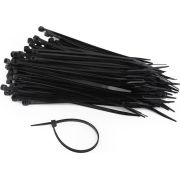 Gembird NYTFR-250X3.6 Nylon Zwart 100 stuk(s) kabelbinders / tie wraps