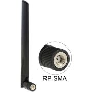 Delock 88898 antenne WLAN 802.11 ac/a/h/b/g/n RP-SMA Antenna 3 ~ 5 dBi