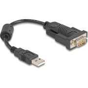 DeLOCK 61549 seriële kabel Zwart 0,25 m USB Type-A RS-232