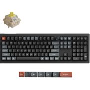 Keychron V6 Ultra Silk POM Banana Switch Draadloos Mechanisch Toetsenbord