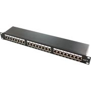 LogiLink NP0061 RJ45 patch panel rack mountable 24cm